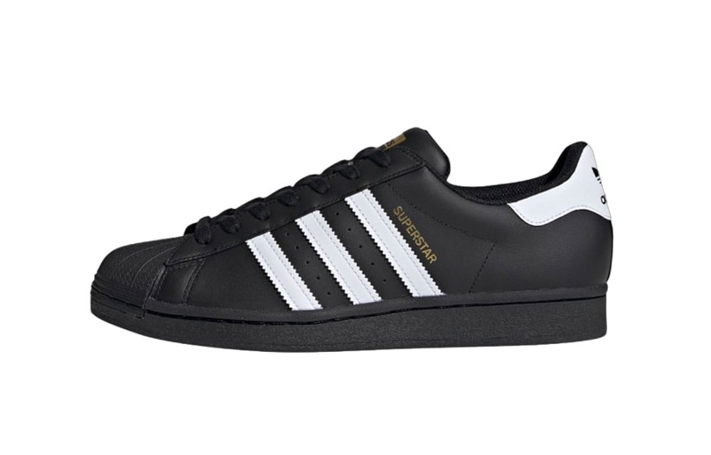 Adidas Originals SUPERSTAR Silver Wing Lightweight Low Top Skateboard Shoes Unisex Black Silver