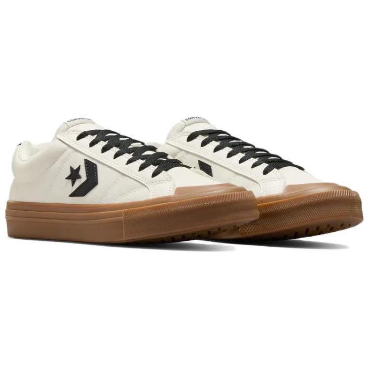 Converse Sport Casual Anti Slip Wear Resistant Low Top Skateboard Shoes Unisex White