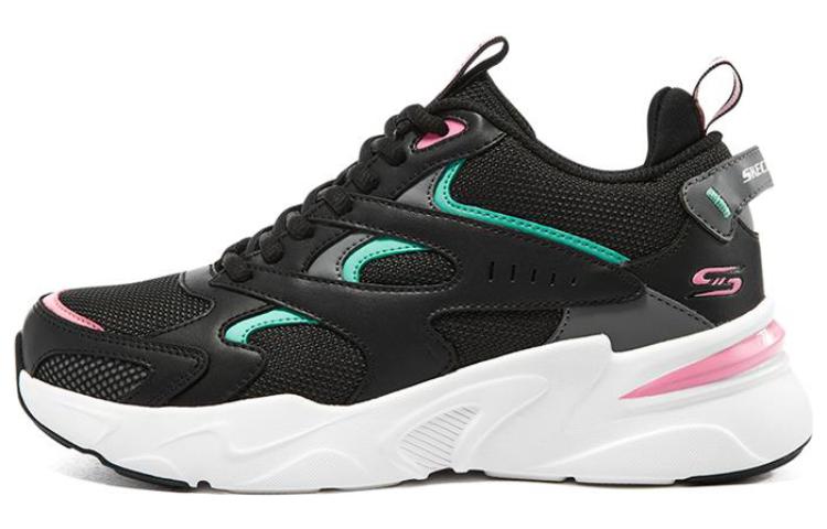 Skechers BOBS BAMINA Bamina Cushioned Wear-Resistant Breathable Mid-Top Casual Shoes Women's Black