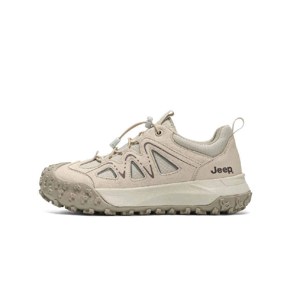 Jeep Balance Support Wear Resistant Low Top Outdoor Shoes Women's Gray