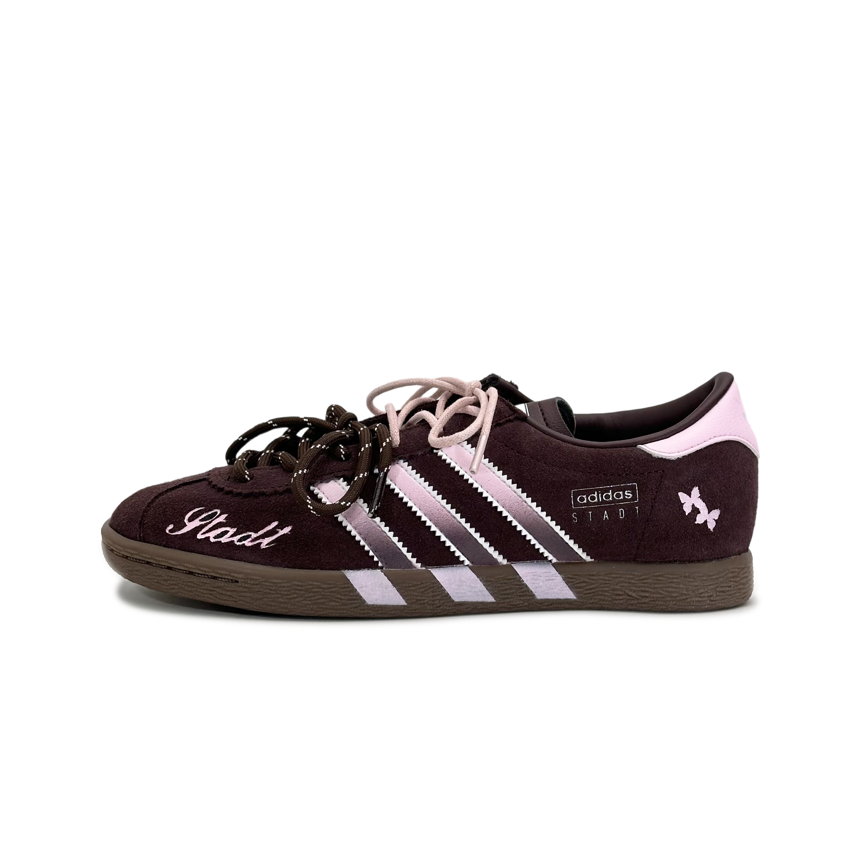 Adidas Originals City Abrasion Resistant Low top Skateboard Shoes Unisex Pink Brown