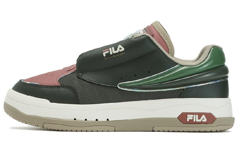 FILA 520 Slip-Resistant Cushioning Low-Top Skateboard Shoes Men's Green White
