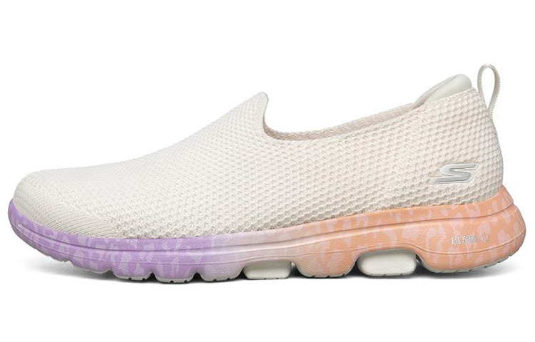 Skechers Go Walk 5 Breathable Low Top Casual Shoes Women's White Multicolor