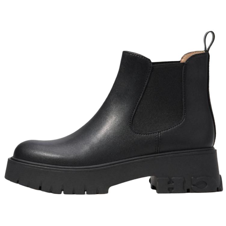COACH Short Chelsea Boots Women's Black