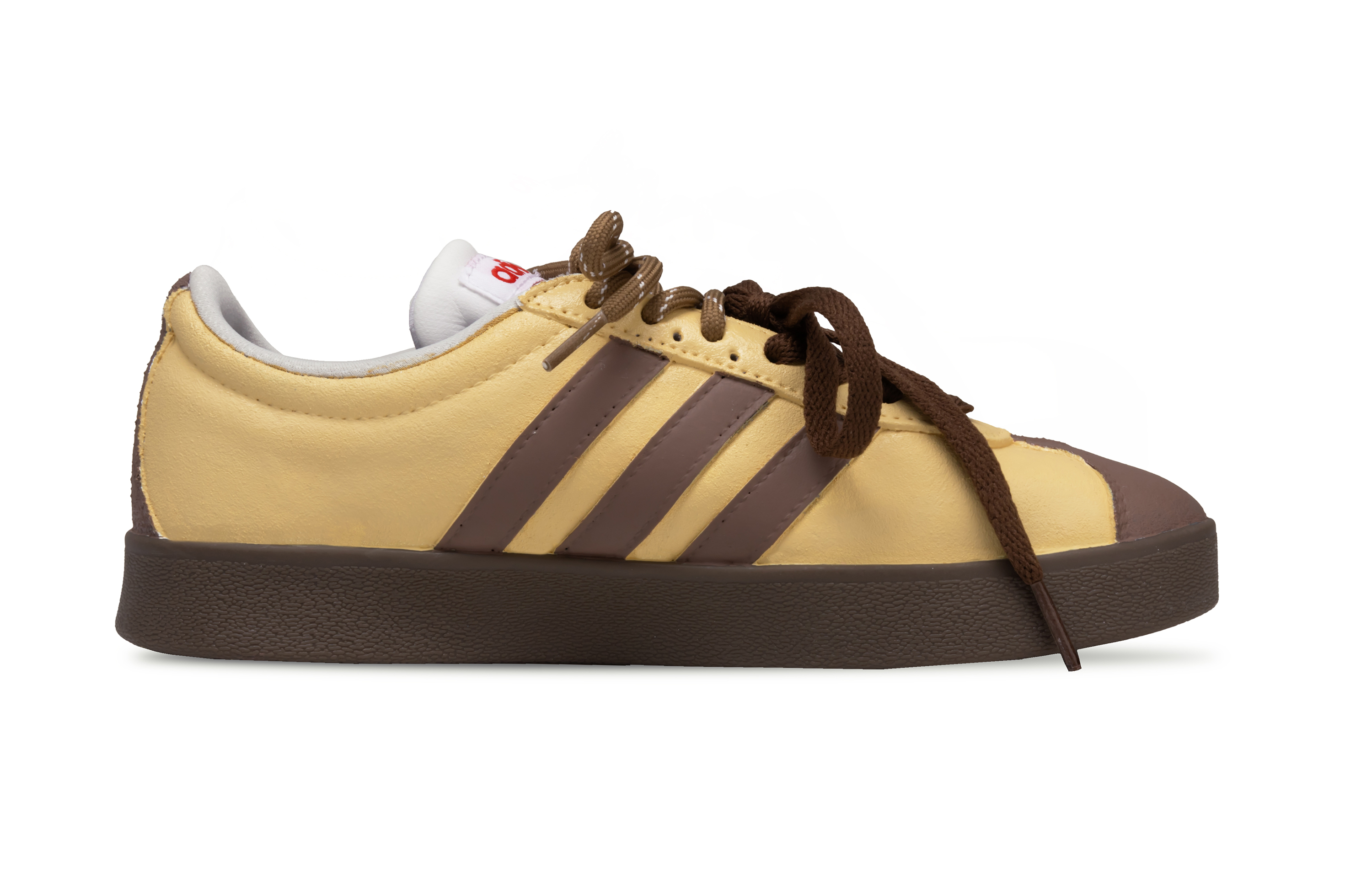 Adidas VL COURT 2.0 Bear Yee Low top Skateboard Shoes Women's Light Yellow