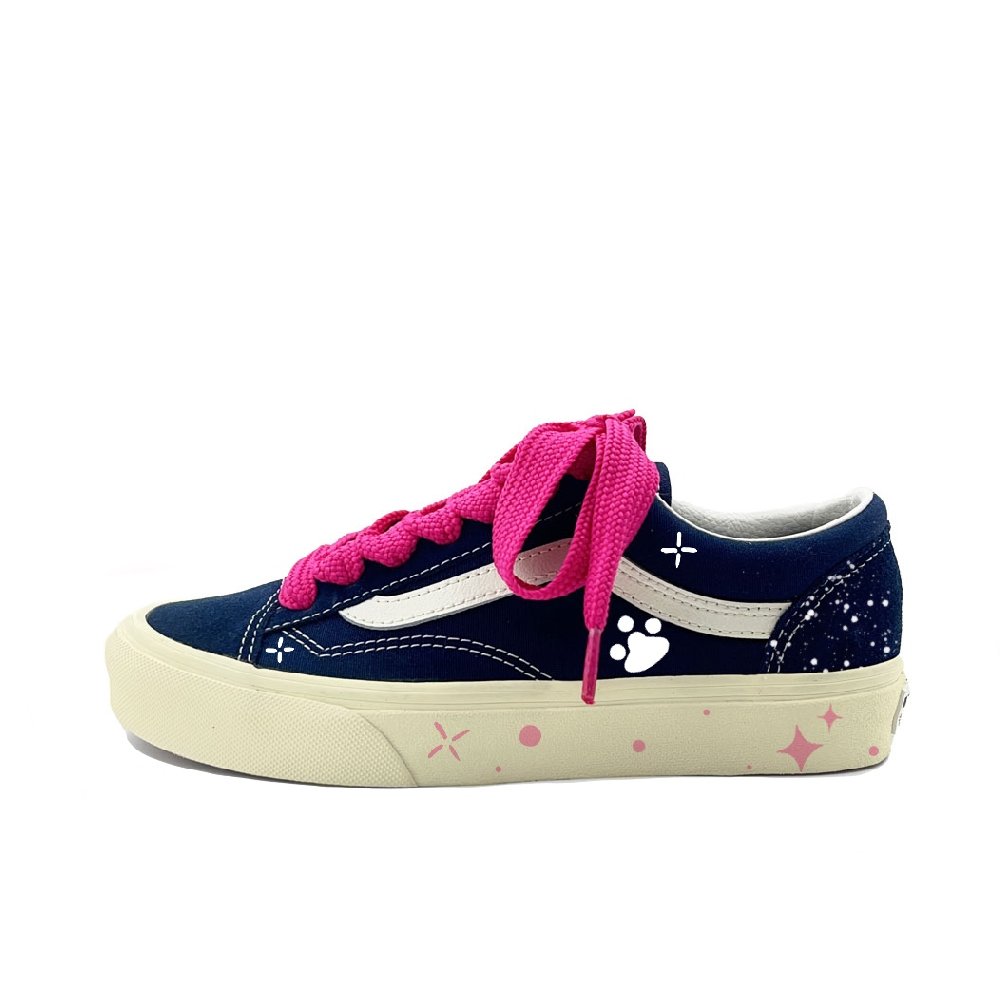 Vans Style 36 Low Top Skateboard Shoes Unisex White Blue