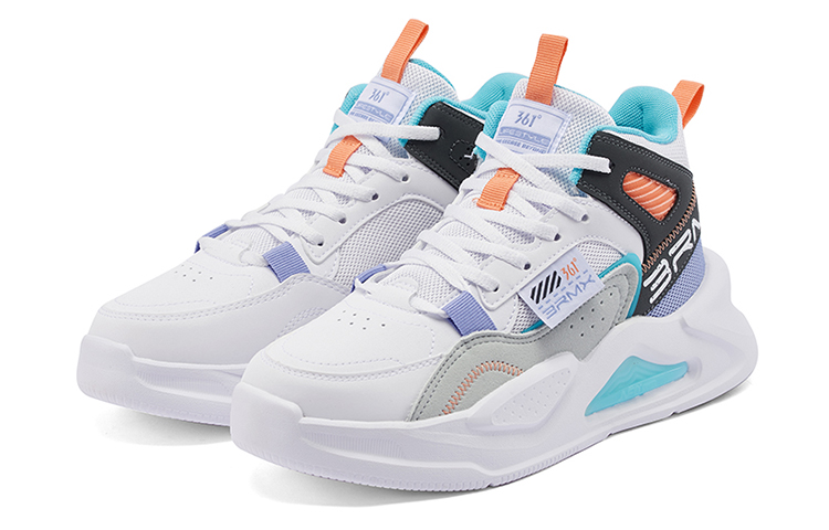 361° Casual Shoes Women's Mid-Top 361 Degrees White/Active Ice Blue