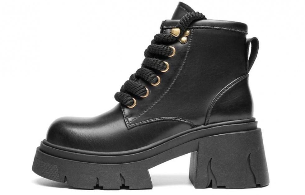 EBLAN Short Mid-Calf Ankle Boots Women's Black