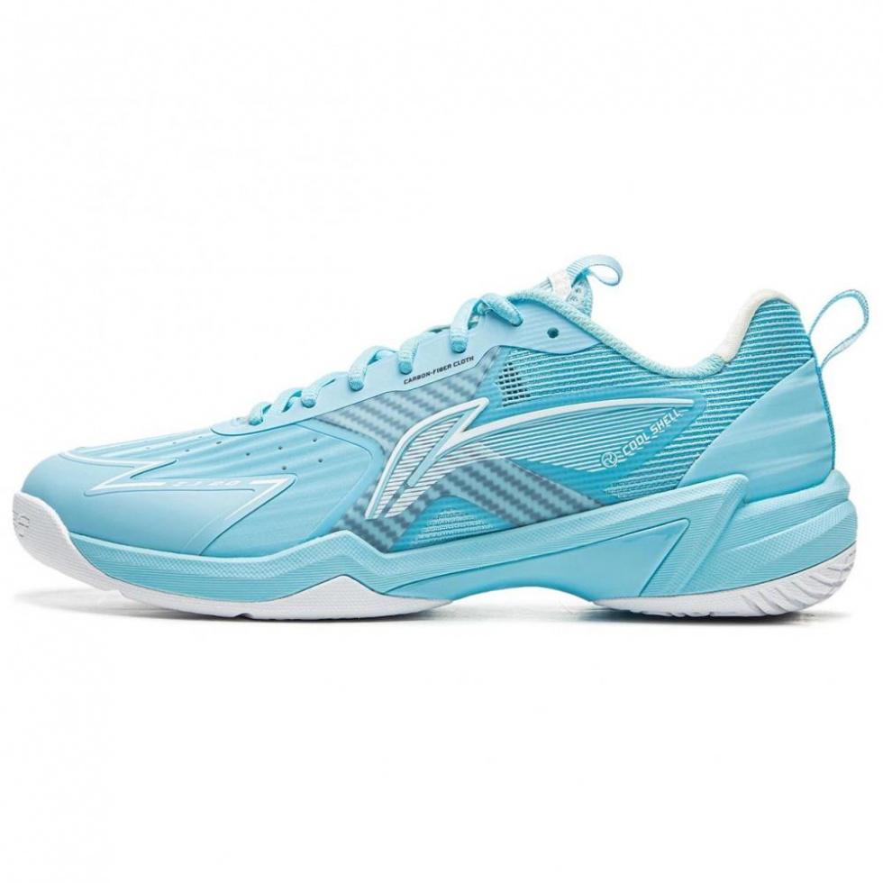 LiNing Anti-Slip Wear-Resistant Low-Top Badminton Shoes Unisex Blue