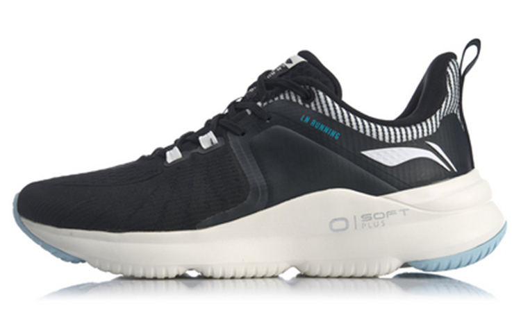 LiNing SOFT PLUS Low top Running Shoes Women's Black White