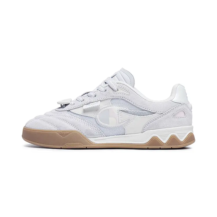 Champion Woven Foot Training Shoes Balance Low Top Skateboard Shoes Men's Milk White/Photon Gray