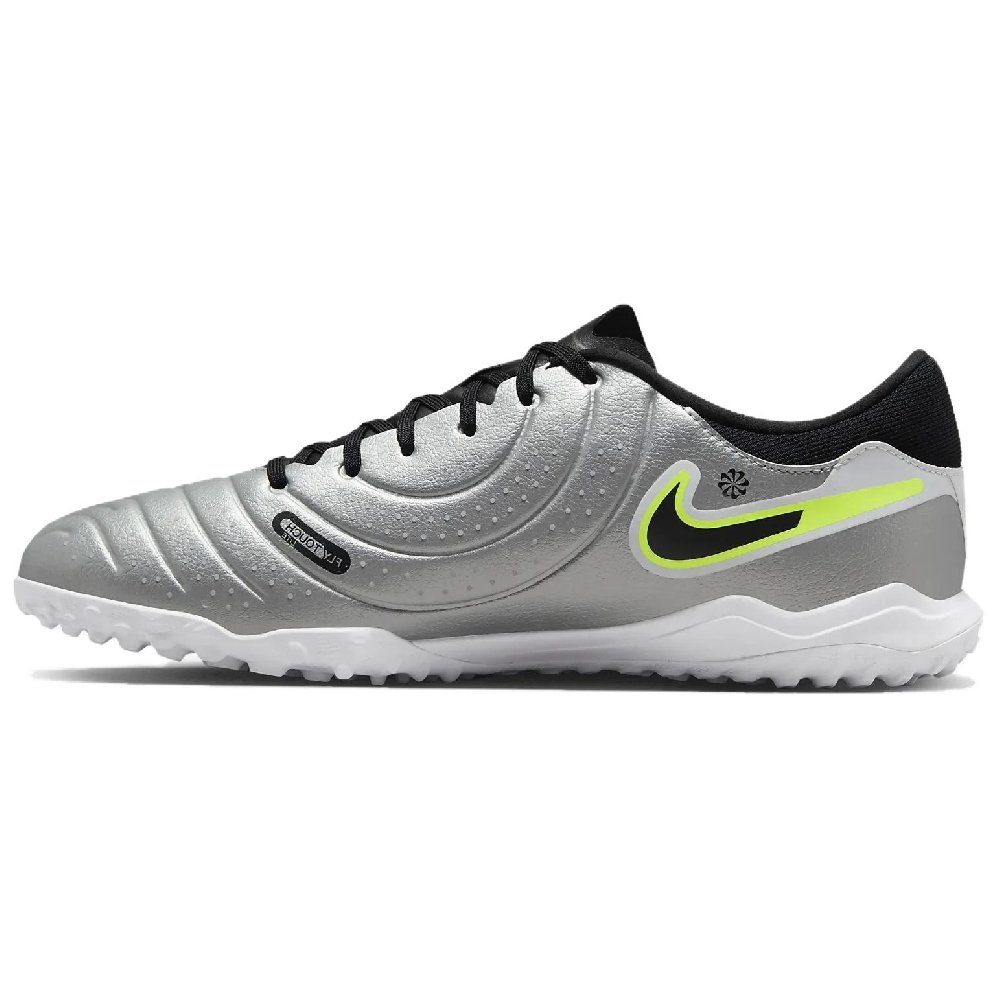 Nike Tiempo Legend 10 Academy Tf Metallic Silver Volt Black