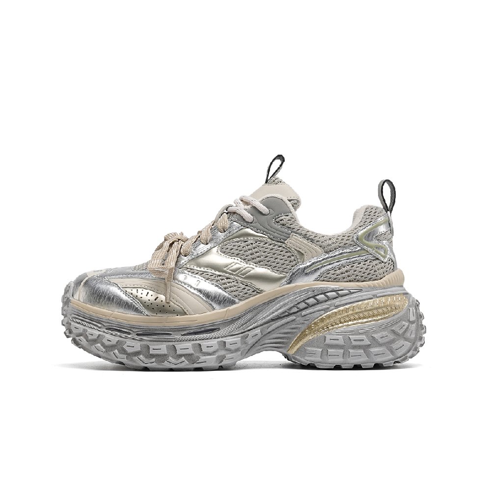 EBLAN Low-Top Chunky Sneakers Women's Champagne