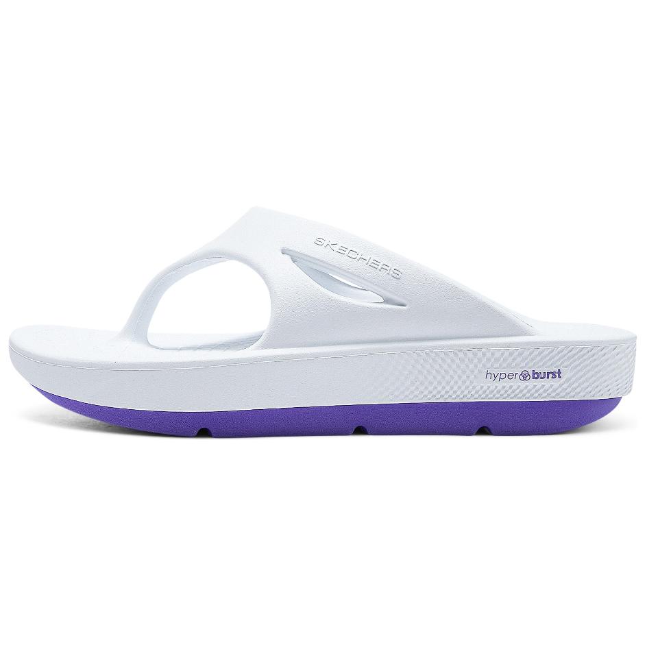 Skechers ON THE GO Abrasion Resistant Flip Flops Women's White Purple