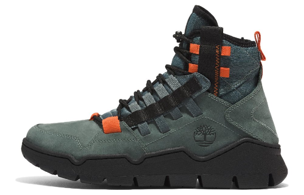 Timberland Earhkeepers By Rburn Timberloop Utility Boots 'Green Nubuck'