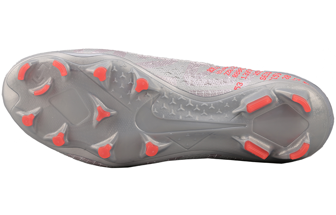Nike Phantom Vision 2 Elite Df Fg Metallic Grey Crimson
