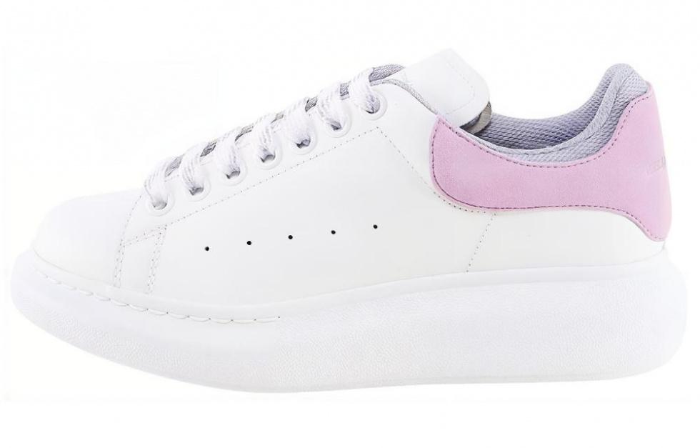 Alexander McQueen Oversized Low Top Sneakers 'White Pink Purple' Women's
