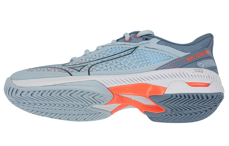 Mizuno Wave Enforce Cushioning Anti-Slip Wear-Resistant Breathability Low-Top Tennis Shoes Women's Blue Orange купить в интернет-магазине Yoocart с быстрой доставкой по России.
