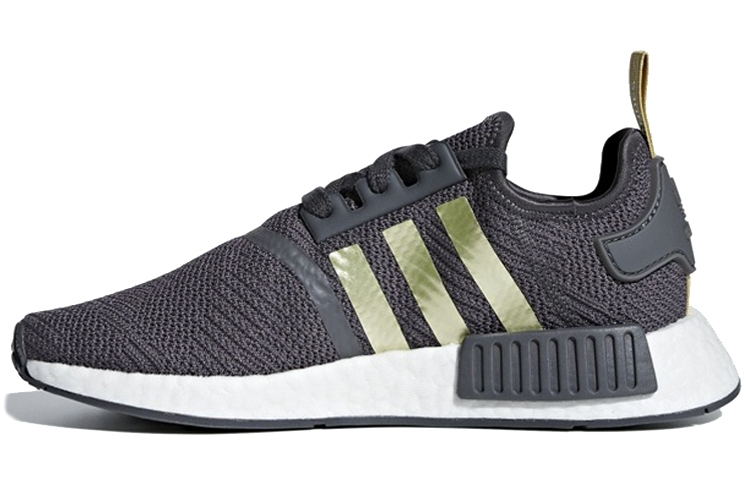 Adidas Originals Nmd R1 Grey Five Gold Metallic Women's