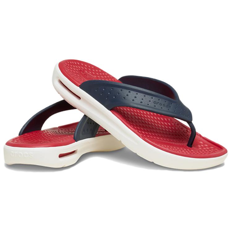 Crocs Abrasion Resistant Flip Flops Unisex Blue Red купить в интернет-магазине Yoocart с быстрой доставкой по России.
