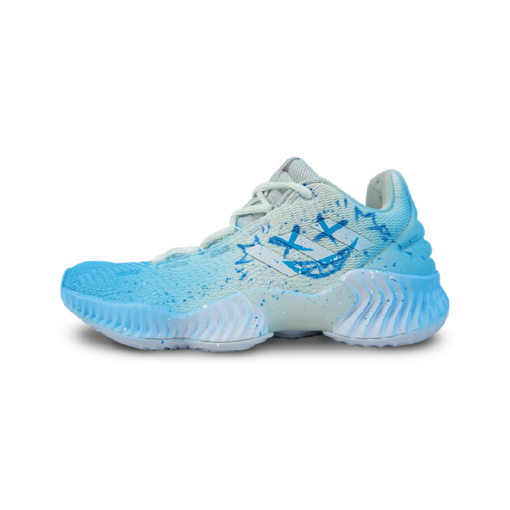 Adidas Pro Bounce 2018 Low Top Basketball Shoes Men's Sky Blue