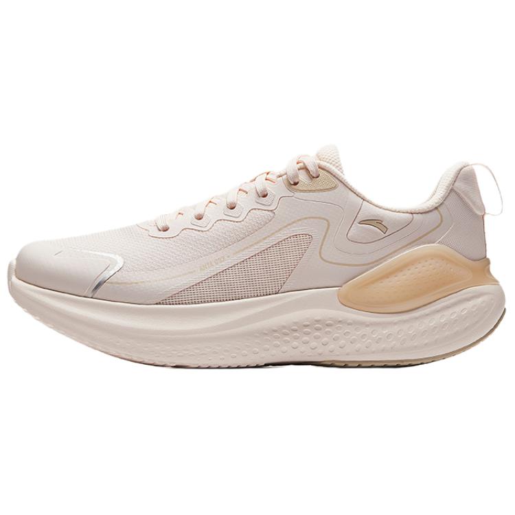 Anta Running Collection Shock Absorbers Slip Resistant Abrasion Resistant Low top Sprint Running Shoes Women's Pink