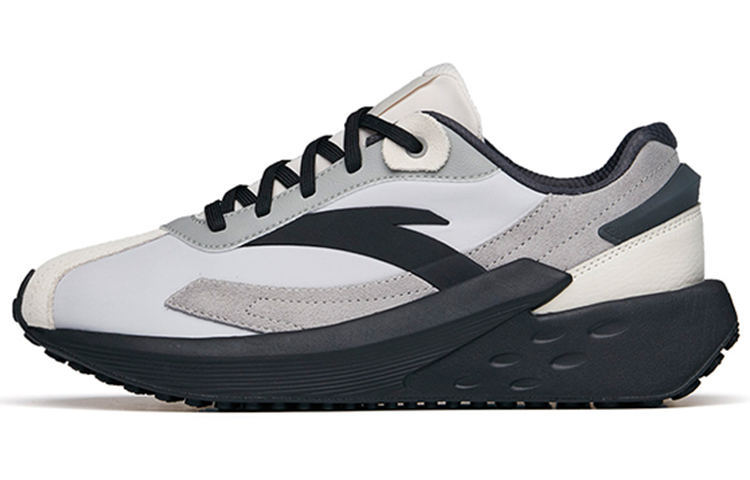Anta Icing Anti-Slip Wear-Resistant Low-Top Sports Casual Shoes Men's Gray Black
