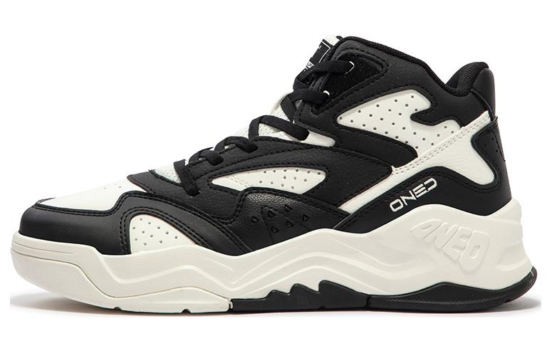 361° Cushioning, Wear Resistant High Top Casual Shoes Women's Black White