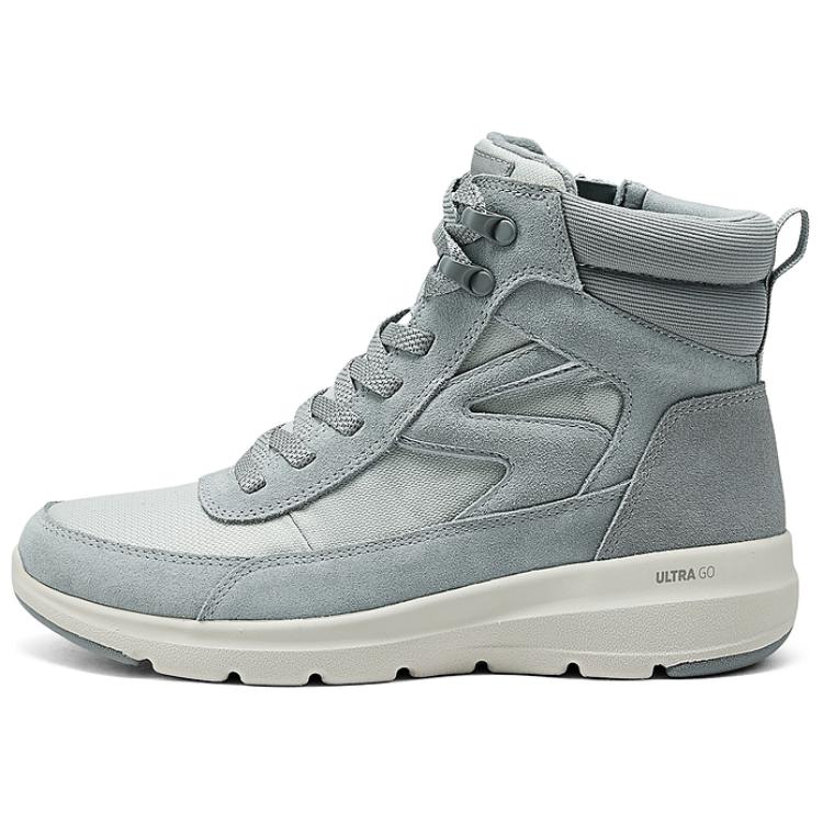 Skechers ON THE GO Short Snow Boots Women's Gray