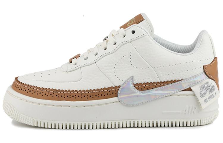 Nike Air Force 1 Jester 'the Bund' Coverage Wear-Resistant Low-Top Skateboard Shoes Unisex White Yellow
