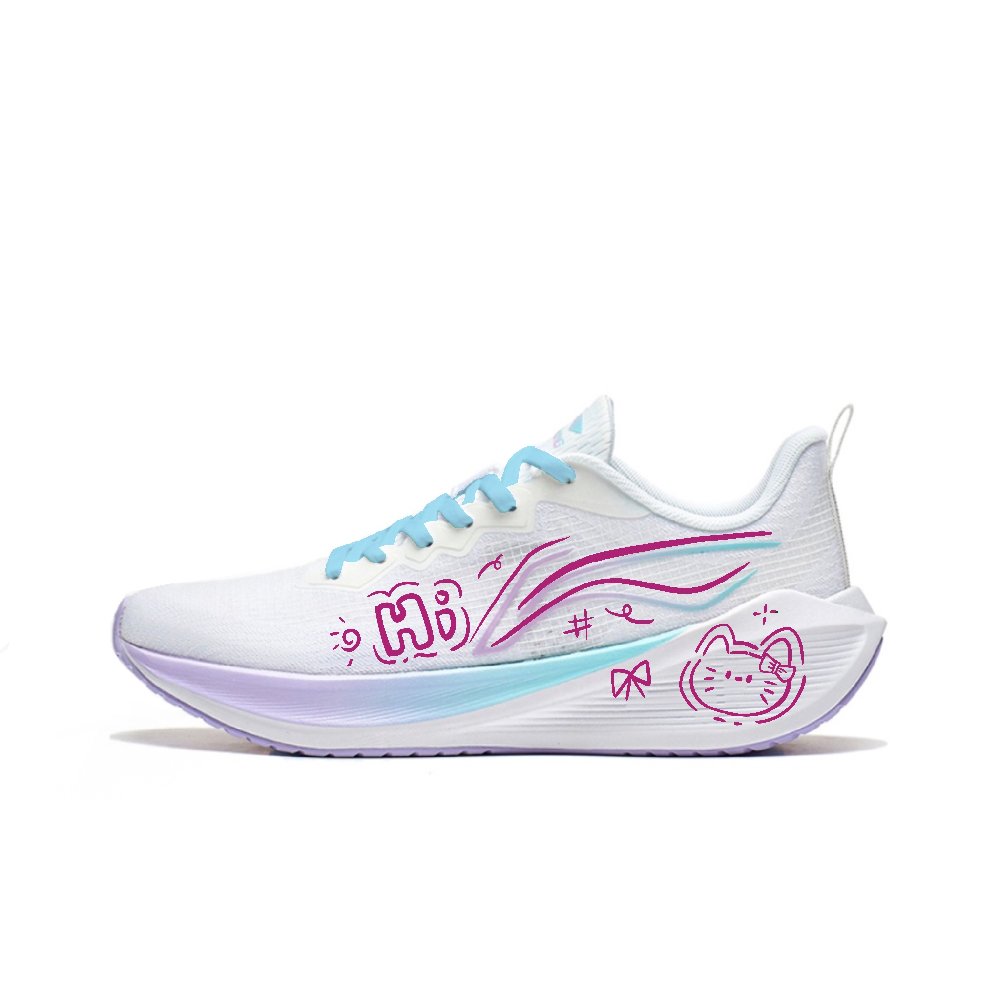 LINING Wuyue Running Shoes Women's Low Top White