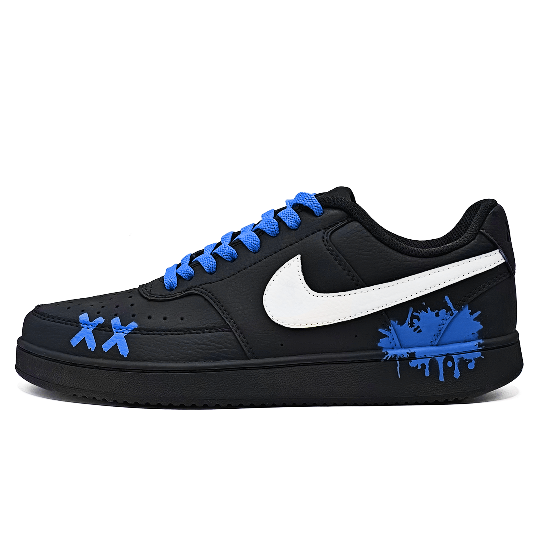 Nike Court Vision Dream Blue Slip Resistant, Lightweight, And Breathable Low top Skateboard Shoes Unisex