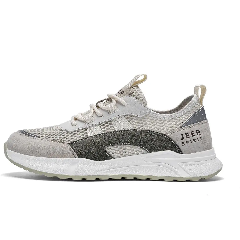 JEEP SPIRIT Low Top Casual Shoes Men's Gray