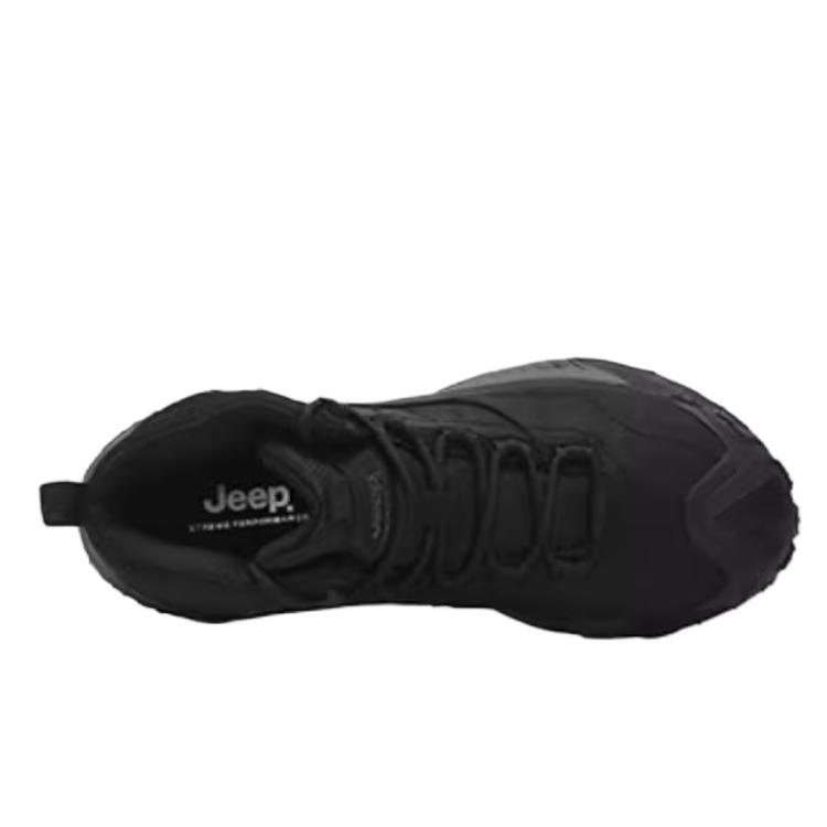 Jeep Mid Top Hiking Shoes Unisex Black купить в интернет-магазине Yoocart с быстрой доставкой по России.