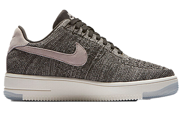 Nike Air Force 1 Flyknit Low Midnight Fog Silt Red Women's