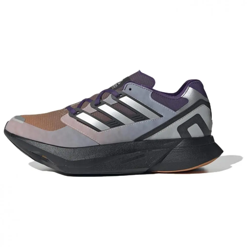 Adidas Performance Abrasion Resistant Low top Casual Running Shoes Men's Gray
