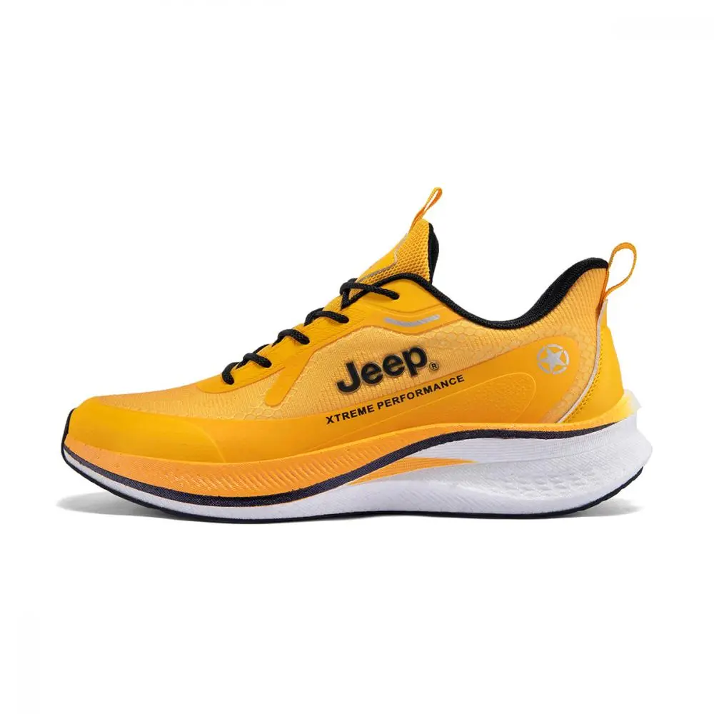 Jeep Low Top Running Shoes Men's Yellow