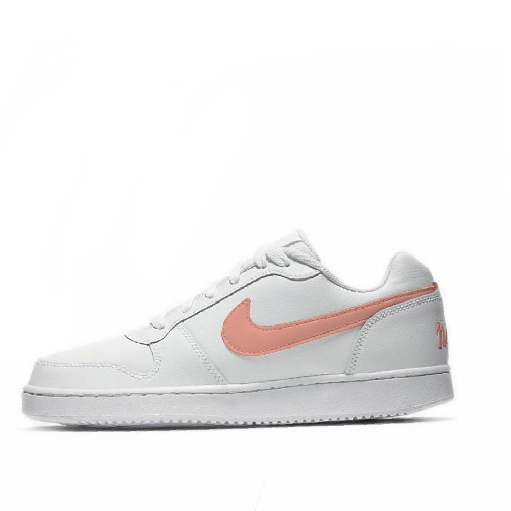 Nike EBERNON Skateboard Shoes Unisex Low Top White/Orange