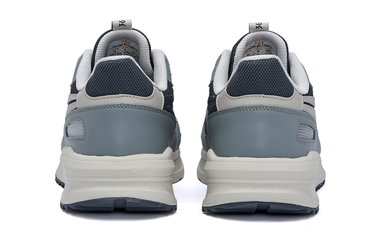 361° Abrasion Resistant Low Top Sports Casual Shoes Men's Smoke Gray