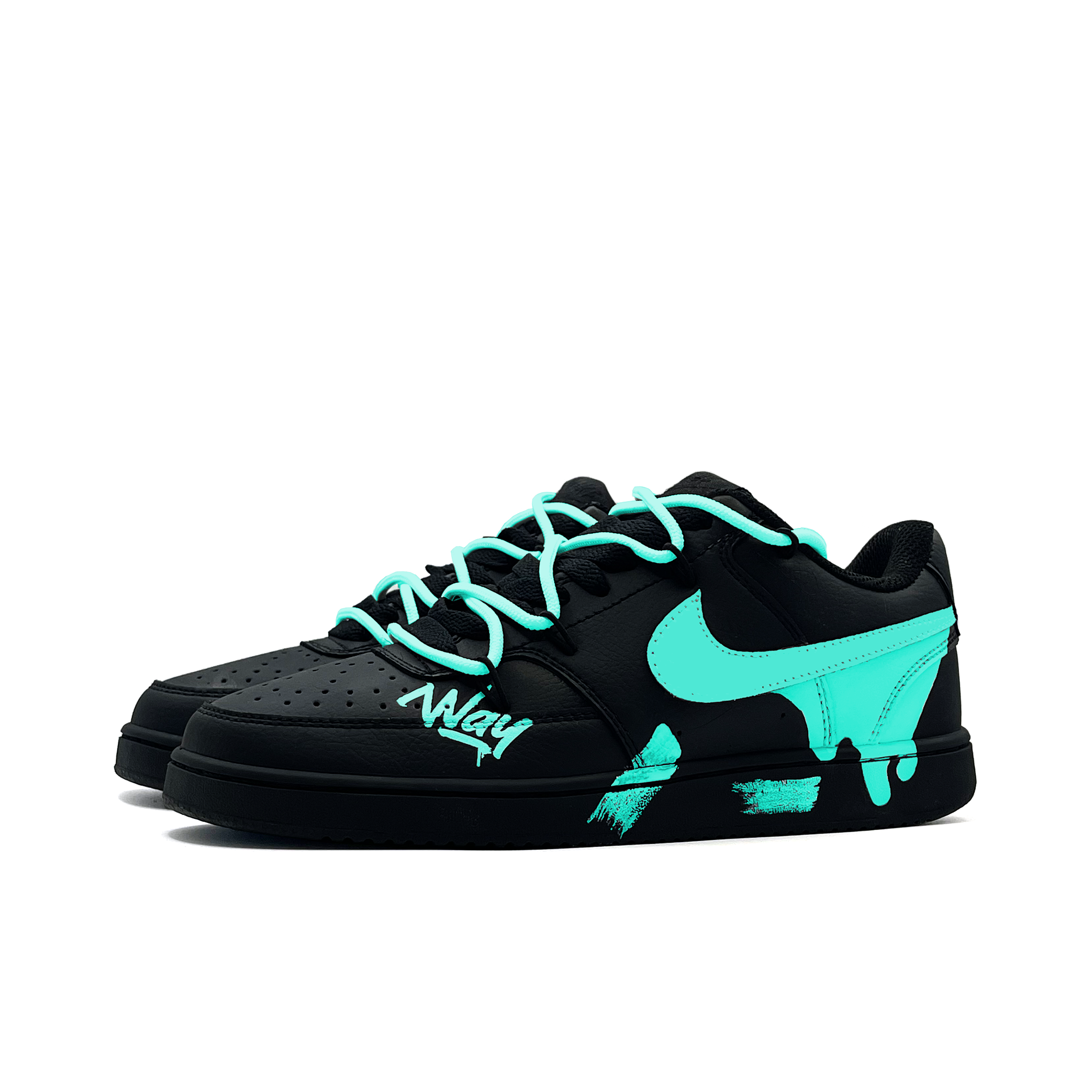 Nike Court Vision Wear-Resistant Low-Top Skateboard Shoes Unisex Green Black купить в интернет-магазине Yoocart с быстрой доставкой по России.