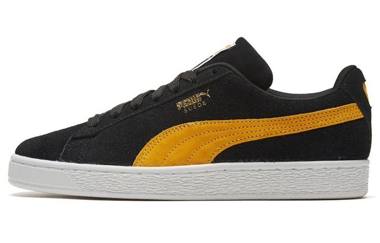Puma Suede Black Golden Rod