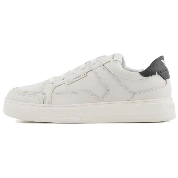 EMPORIO ARMANI Lace-up Leather Sneakers