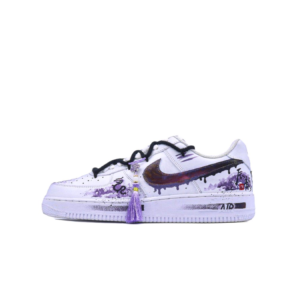 Nike Air Force 1 Skateboard Shoes Unisex Low Top Purple