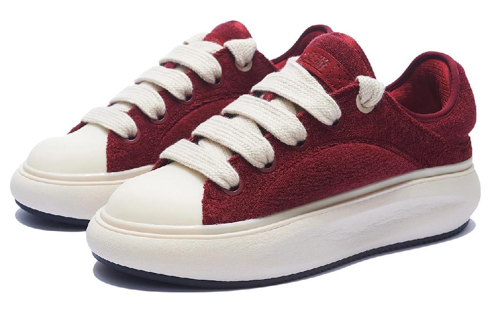 LiNing Yun You C4D Slip Resistant Abrasion Resistant Low top Sports Casual Shoes Men's Red