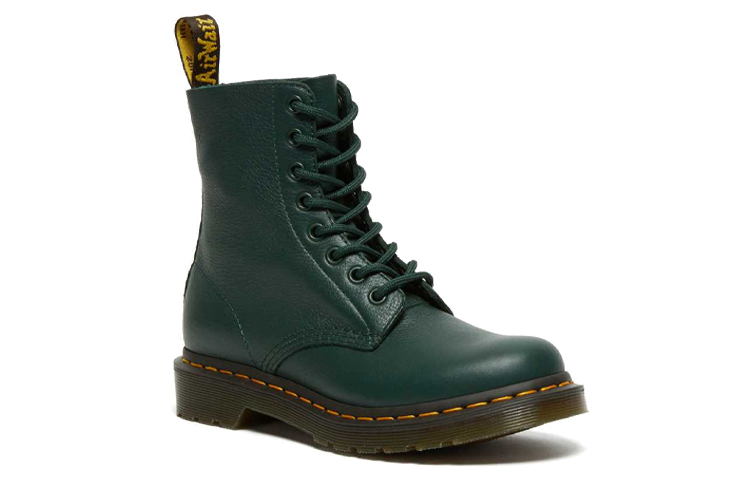 Dr. Martens 1460 Pascal Virginia Waterproof Wear resistant Mid Tops Martin Boots Green Women's купить в интернет-магазине Yoocart с быстрой доставкой по России.