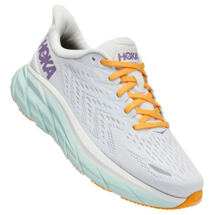 HOKA ONE ONE Clifton 8 Blanc De Blanc Purple Seafoam Women's купить в интернет-магазине Yoocart с быстрой доставкой по России.