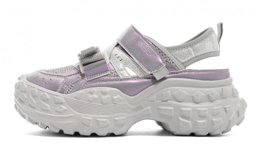 EBLAN Low-Top Chunky Sneakers Women's Silver