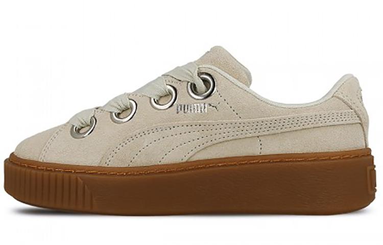 PUMA Platform Kiss Suede 'White' Women's