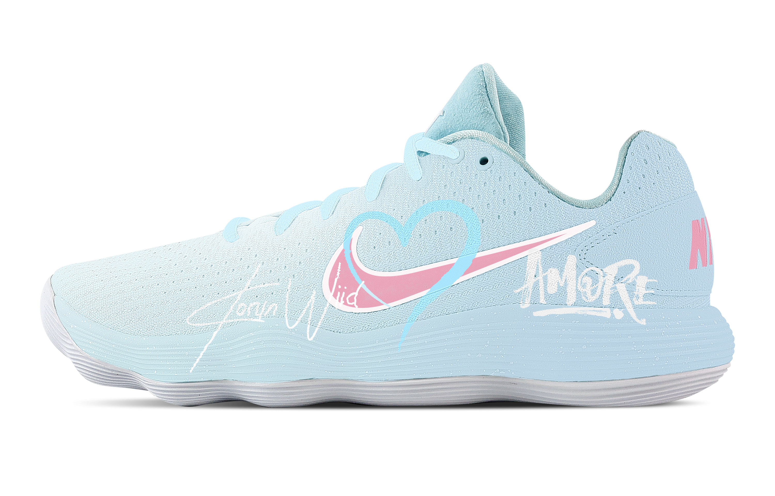 Nike Hyperdunk 2017 Encounter Cushioning Coverage Support Low top Basketball Shoes Men's