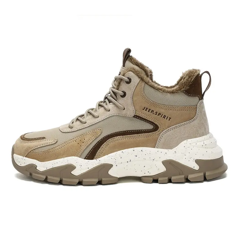 JEEP SPIRIT High Top Outdoor Shoes Men's Coconut Brown купить в интернет-магазине Yoocart с быстрой доставкой по России.